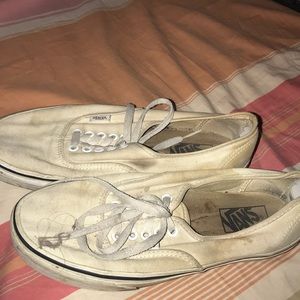 Cream vans